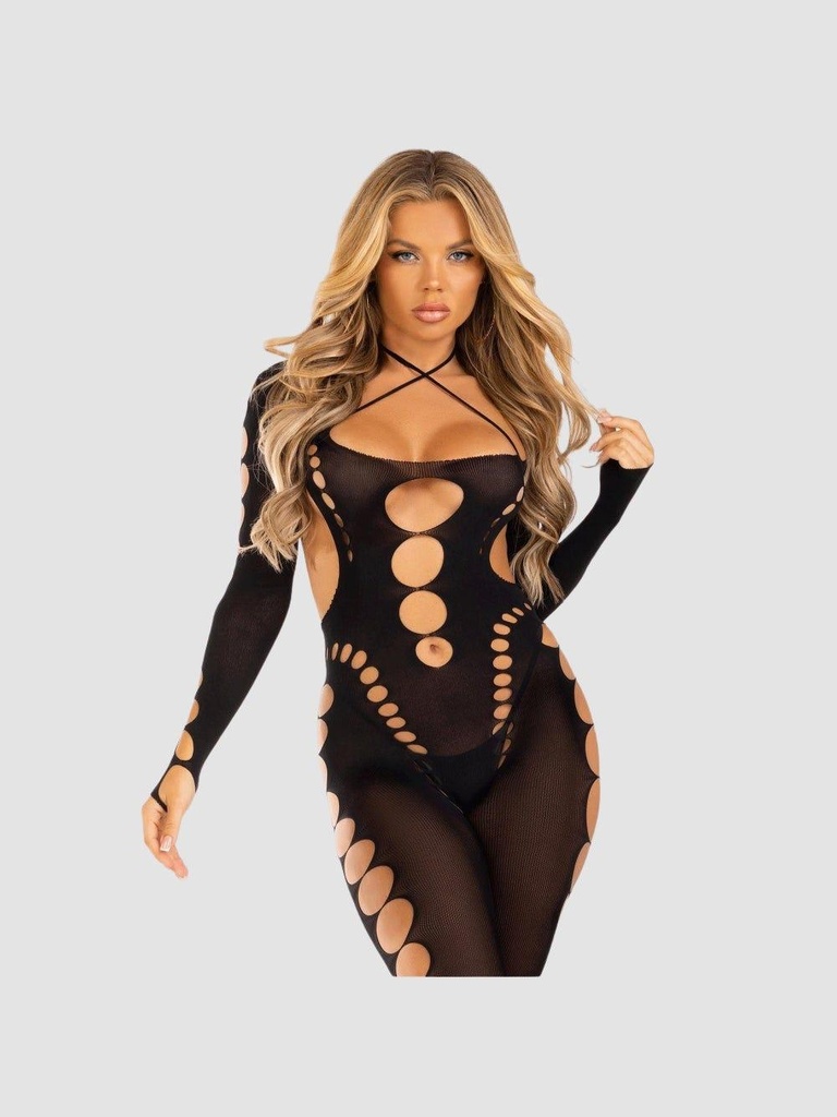 Combinaison ajourée 89324 noir