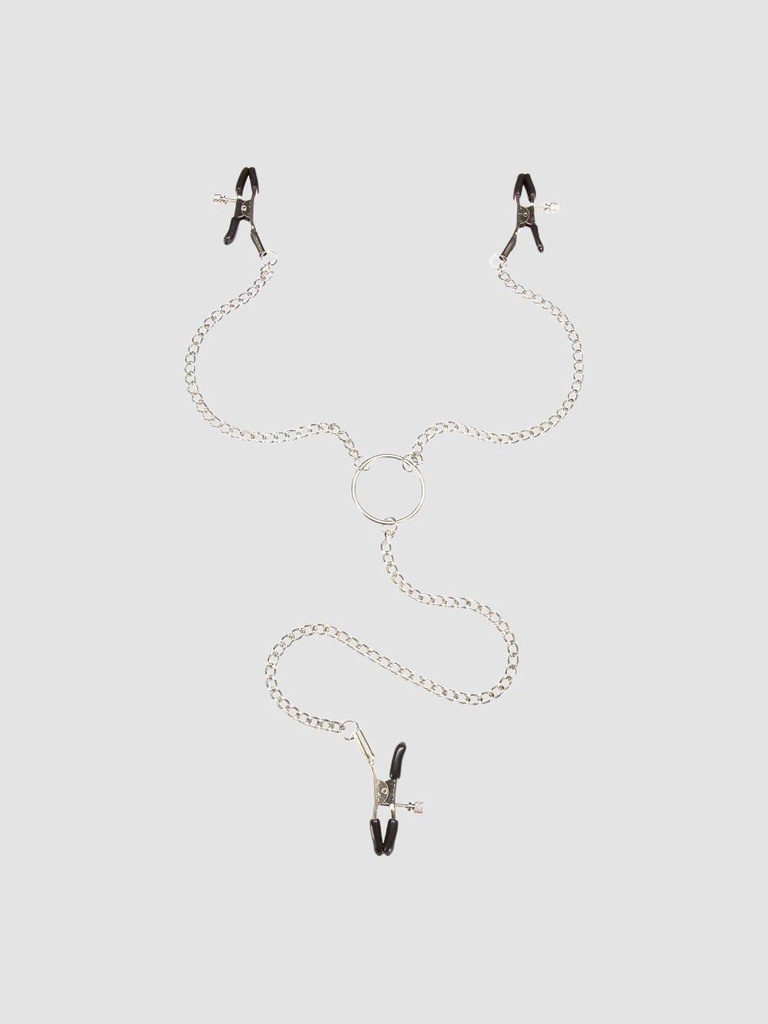 Pinces à tétons et clitoris ajustables Bondage Boutique