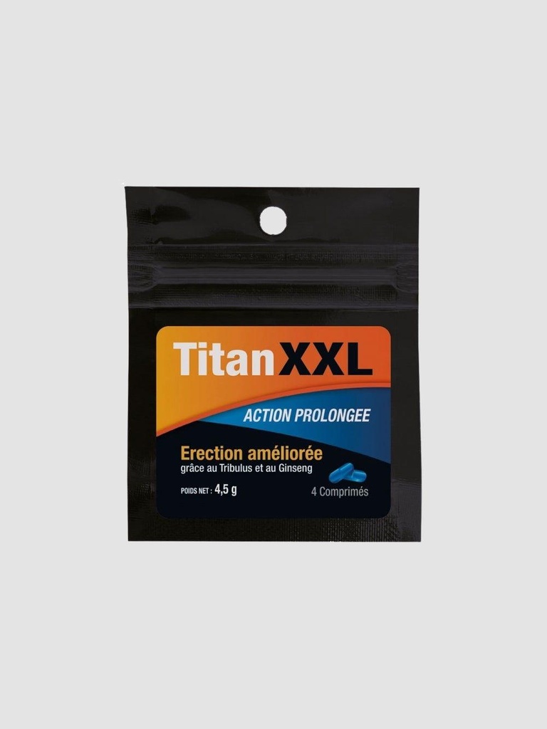 Aphrodisiaque Titan XXL 4 comprimés